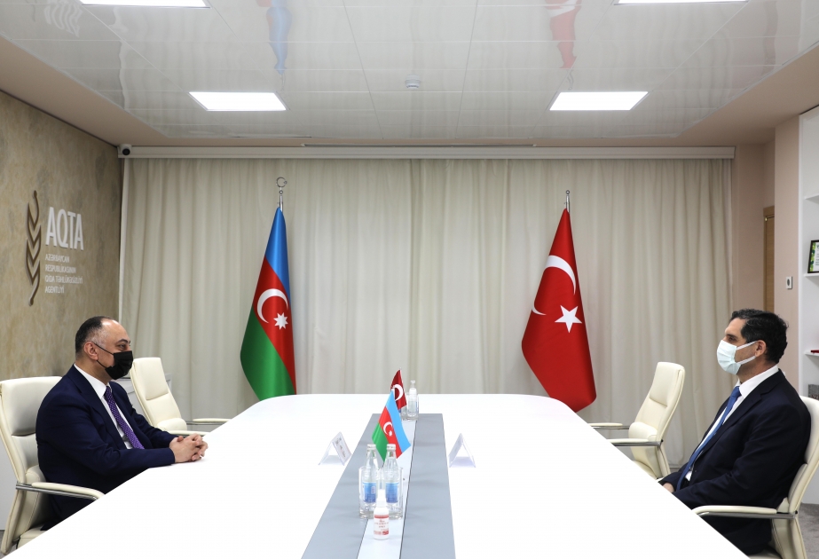 Azərbaycan Qida Təhlükəsizliyi Agentliyi ilə Türkiyənin müvafiq qurumları arasında yüksək səviyyəli əməkdaşlıq inkişaf edir