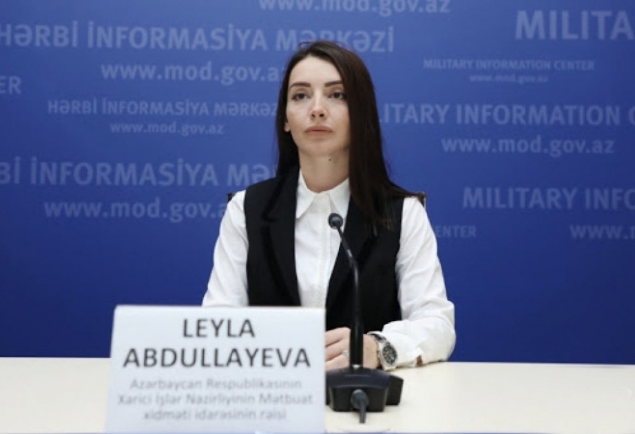 Azerbaijan’s Foreign Ministry: Armenia, which tries to portray history as its strength, again confuses history with mythology