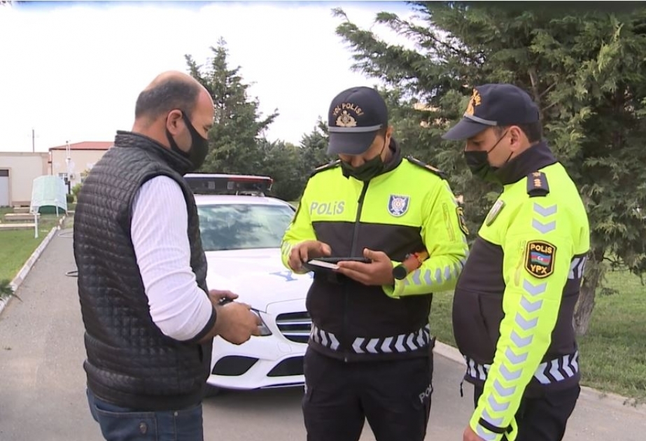 Ağdamda dayanma-durma qaydalarını pozan sürücülər barədə protokol tərtib olunub VİDEO