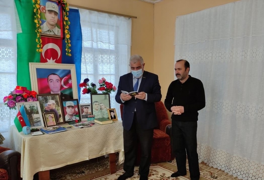YAP Tərtər rayon təşkilatının üzvləri şəhid ailələrini ziyarət ediblər