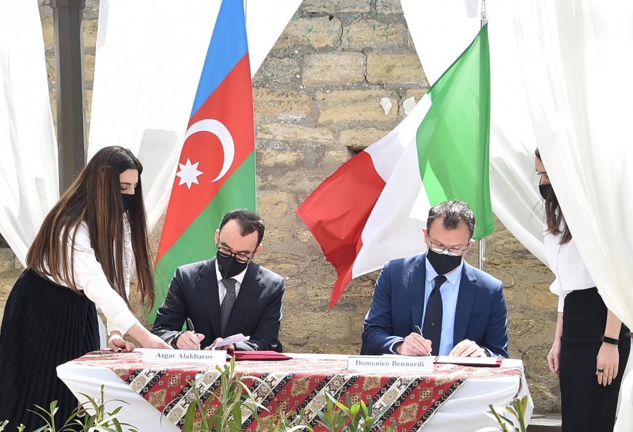 La Reserva de Icherisheher y el municipio italiano de Matera firman un protocolo de amistad