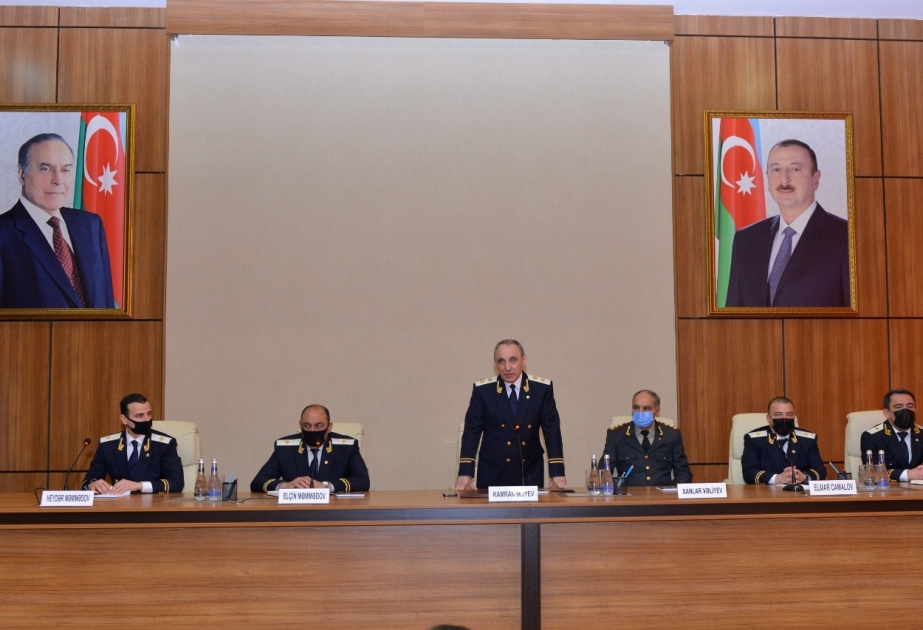 Azərbaycan Prezidentinin Sərəncamı ilə təltif olunmuş prokurorluq əməkdaşlarına dövlət mükafatları təqdim edilib