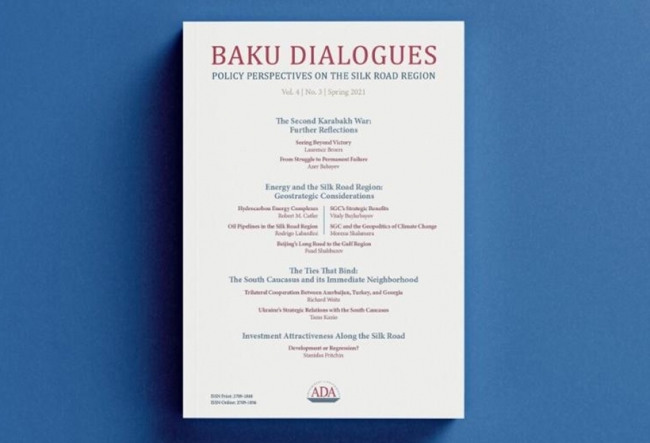 Next volume of ADA University’s Baku Dialogues Journal published