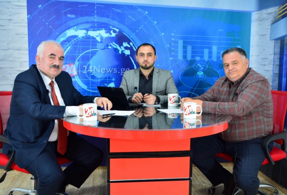 AZƏRTAC-ın Gürcüstan üzrə xüsusi müxbiri bu ölkənin internet televiziyasında çıxış edib