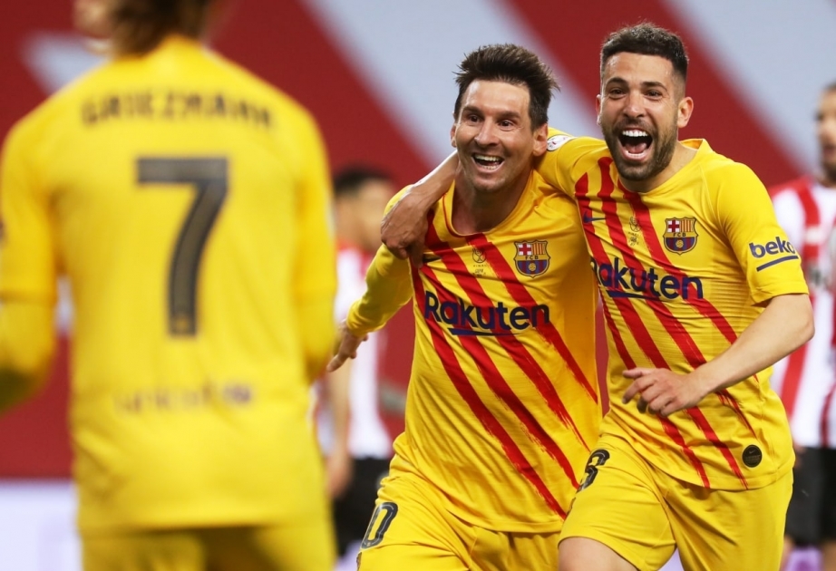 Barcelona win 2021 Copa del Rey
