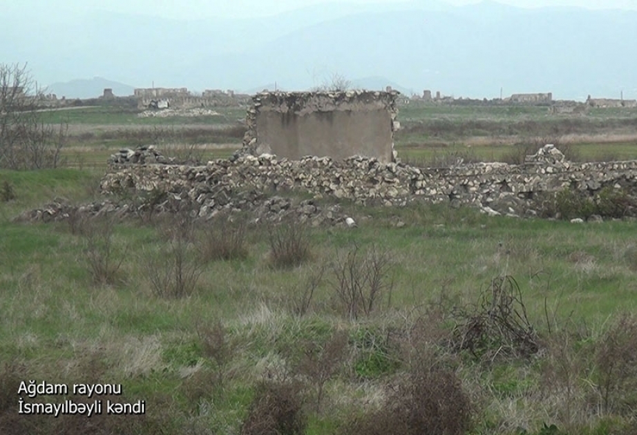 Defense Ministry releases video footages of Ismayilbayli village, Aghdam district VIDEO