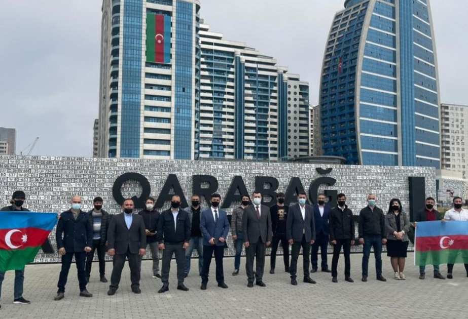 Bakı Şəhər Gənclər və İdman Baş İdarəsi Hərbi Qənimətlər Parkını ziyarət ediblər