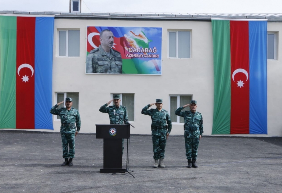 Zəngilan rayonunda Ermənistanla dövlət sərhədində yeni hərbi hissə xidməti-döyüş fəaliyyətinə başlayıb VİDEO