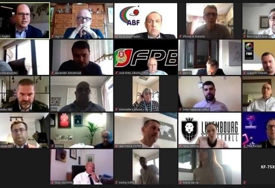 Azərbaycan Basketbol Federasiyasının əməkdaşı “FIBA Avropa”nın videokonfransında iştirak edib
