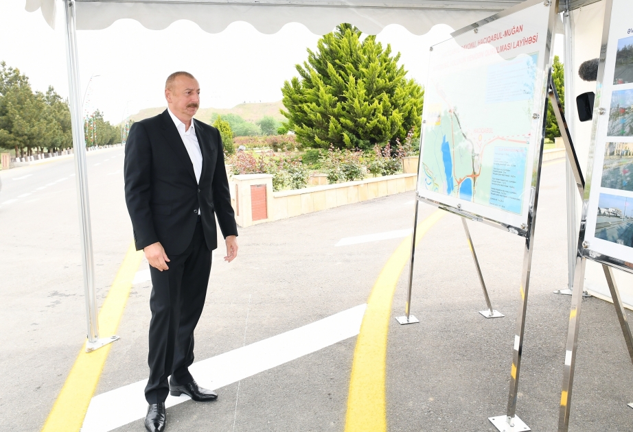 La autopista Hajigabul-Mughan se pone en funcionamiento tras su reconstrucción