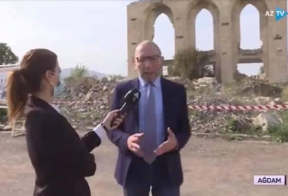 Israeli journalists visiting Azerbaijani liberated lands