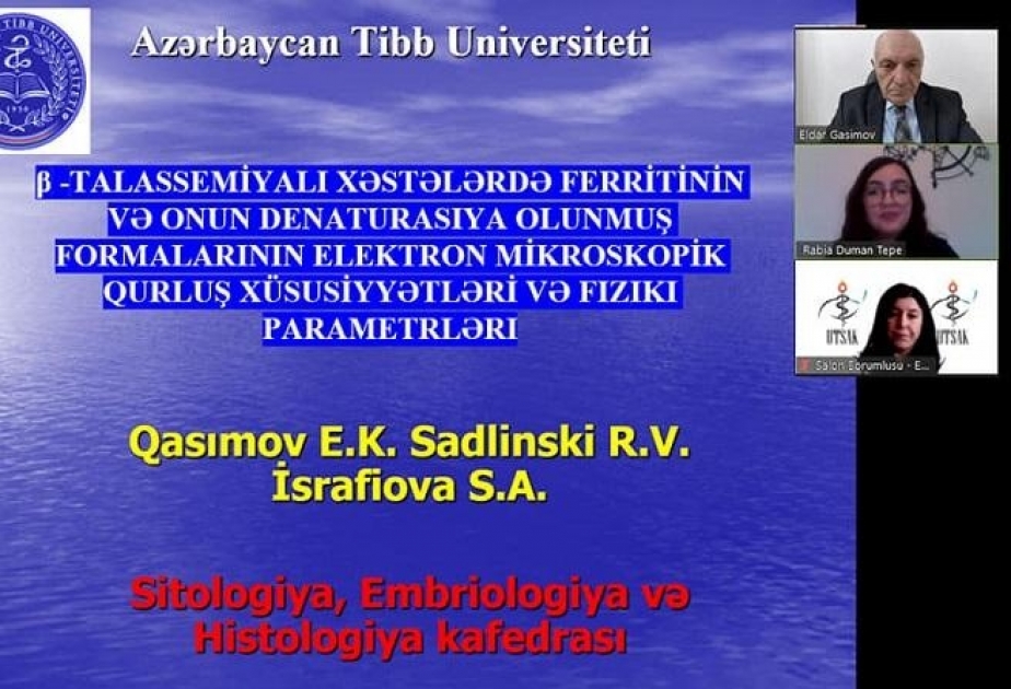 Tibb Universitetinin kafedra müdiri beynəlxalq elmi konfransda məruzə ilə çıxış edib