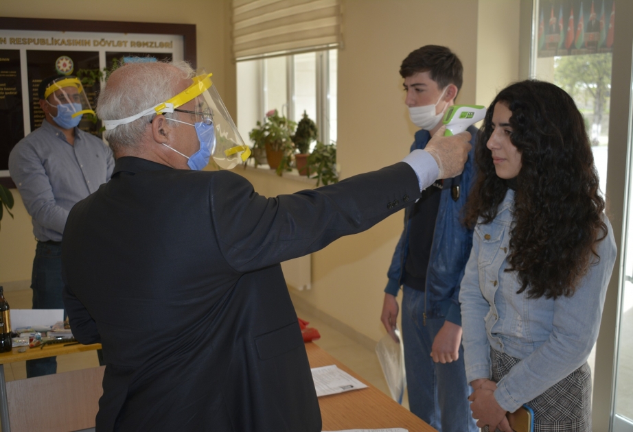 Xaçmaz: 1579 şagird buraxılış imtahanı verib VİDEO