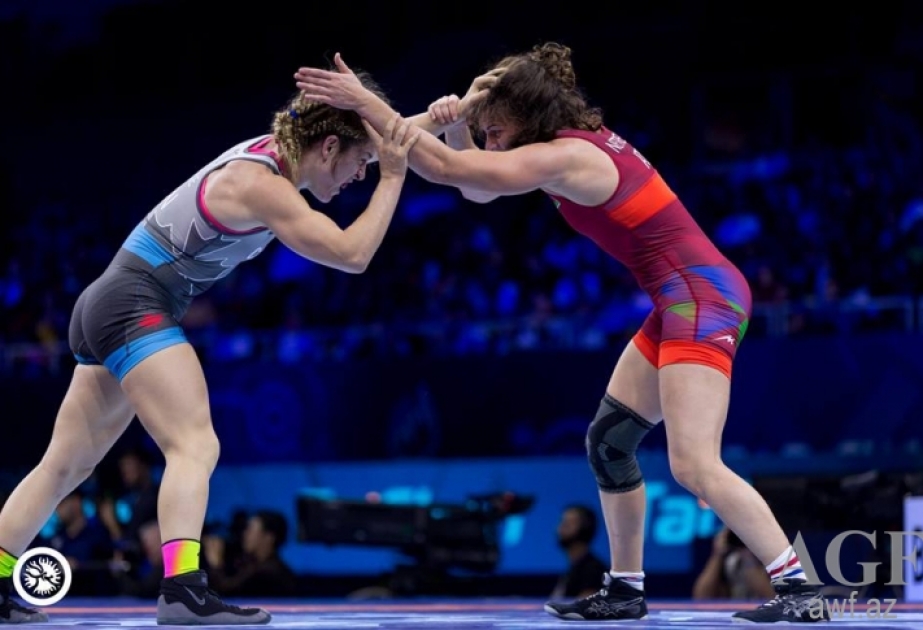 Güləşçimiz İrina Netreba Avropa çempionatının yarımfinal mərhələsinə yüksəlib