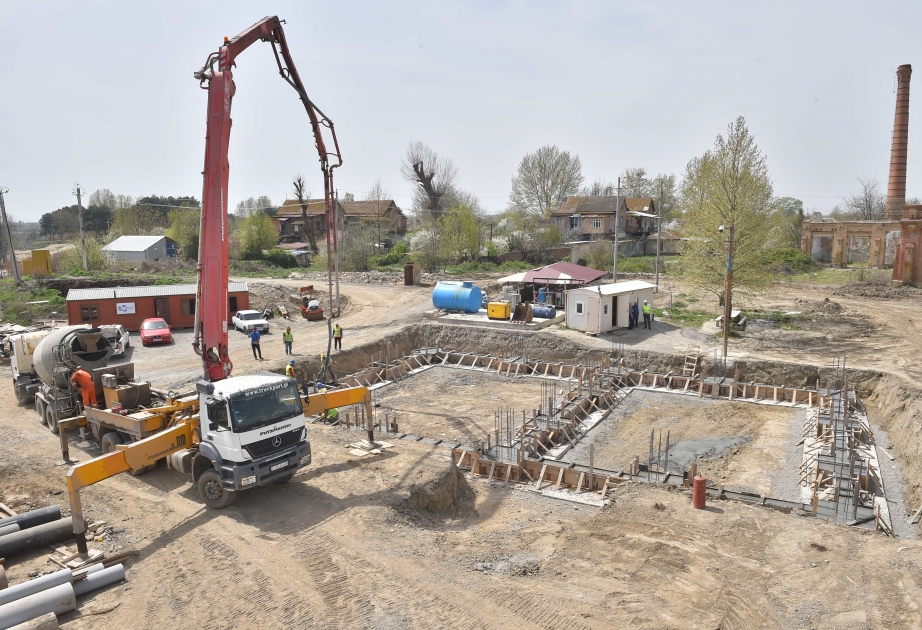 Yevlax şəhərinin içməli su təchizatı infrastrukturunun yenidən qurulmasına başlanılıb