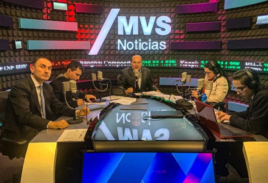 La audiencia mexicana ha sido informada sobre el trabajo realizado en los territorios liberados de Azerbaiyán