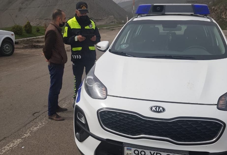 Daşkəsəndə yol polisi reyd keçirib