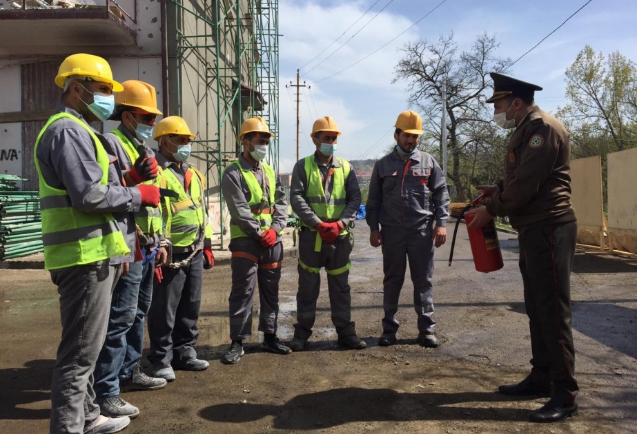 FHN-in Dövlət Yanğın Nəzarəti Xidməti Şuşa şəhərində maarifləndirmə tədbirlərini davam etdirir