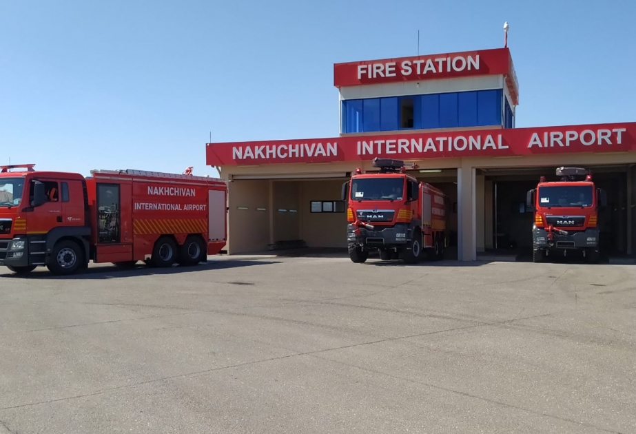 Naxçıvan Beynəlxalq Hava Limanında keçirilən taktiki-xüsusi təlim uğurla başa çatıb