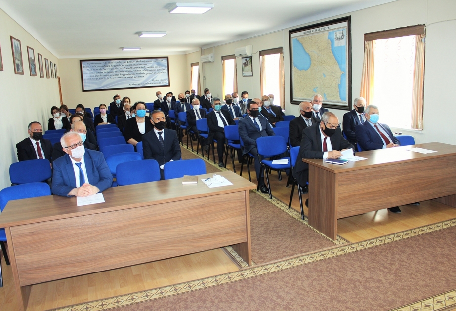 AMEA Naxçıvan Bölməsinin Rəyasət Heyətinin iclası keçirilib