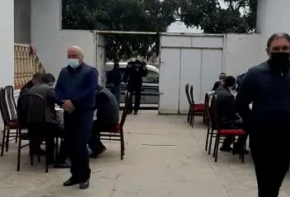 Şəmkirdə yas mərasimi keçirmək istəyən şəxslər saxlanılıblar