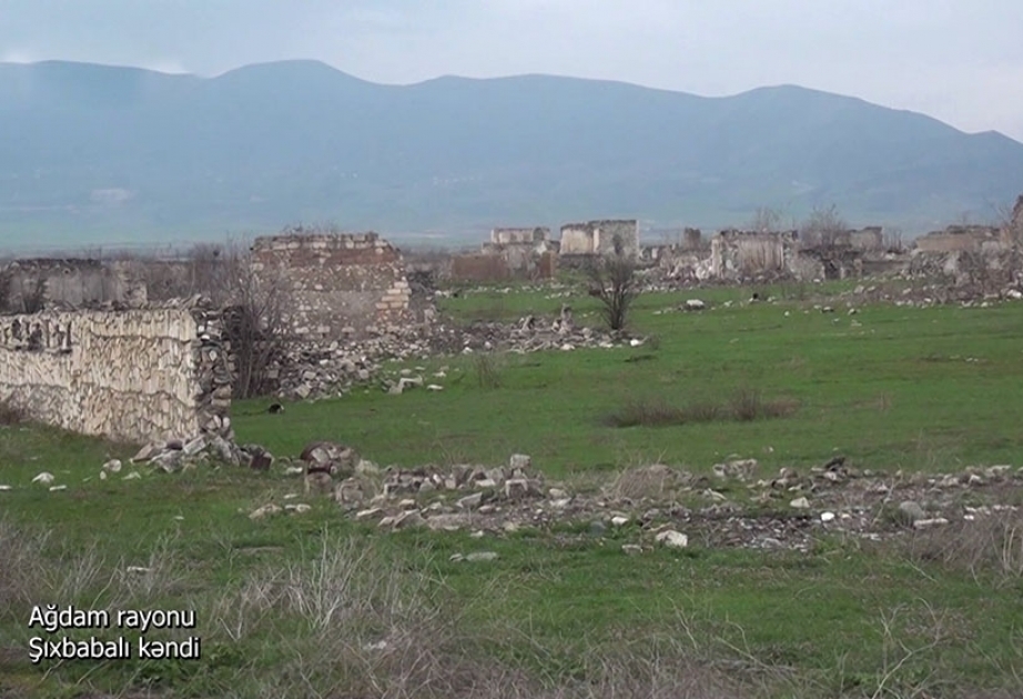 Le ministère de la Défense diffuse une vidéo du village de Chykhbabaly de la région d'Aghdam