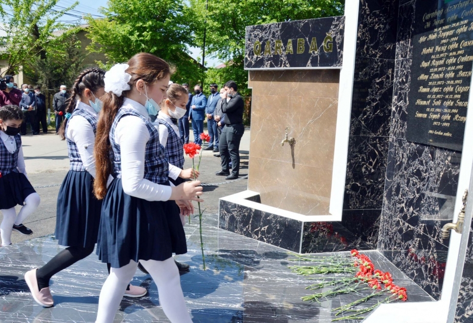 Masallının Kolatan kəndində “Şəhidlər bulağı” istifadəyə verilib