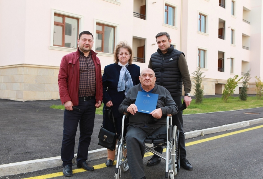Çernobıl əlillərinə 30 mənzil təqdim olunub