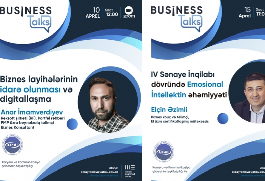 Azərbaycan Turizm və Menecment Universitetində “Business Talk” layihəsi davam edir
