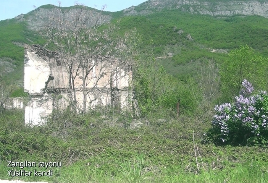 Azerbaijan’s Defense Ministry releases video footages of Yusiflar village, Zangilan district VIDEO