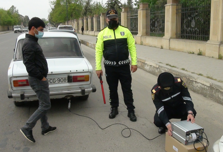 Sabirabadda yol polisi reyd keçirib