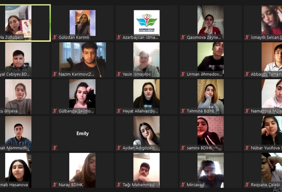 “Sağlam həyat tərzinin düsturu” mövzusunda onlayn seminar keçirilib