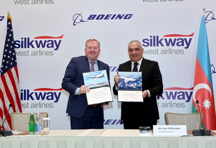 ®  Donanmasını genişləndirən “Silk Way West Airlines” və “Boeing” arasında strateji razılaşma imzalanıb