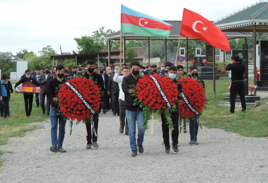 Ağsuda Vətən müharibəsi şəhidlərinin xatirəsi anılıb