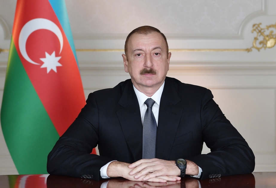 Präsident Ilham Aliyev kondoliert seinem israelischen Amtskollegen