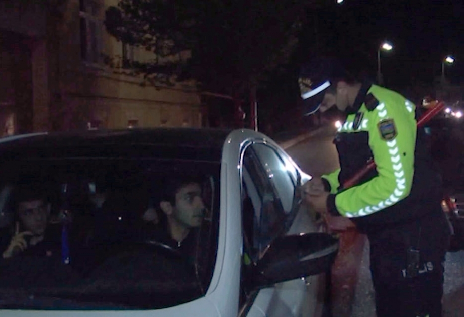 Yol polisi əməkdaşları Gəncədə reyd keçirib VİDEO