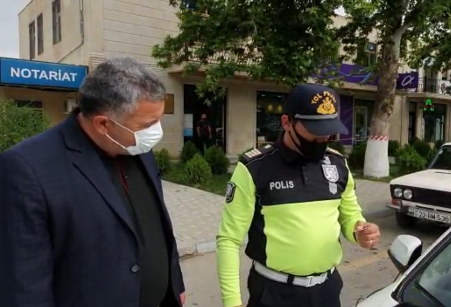 Yol polisi Goranboyda reyd keçirib