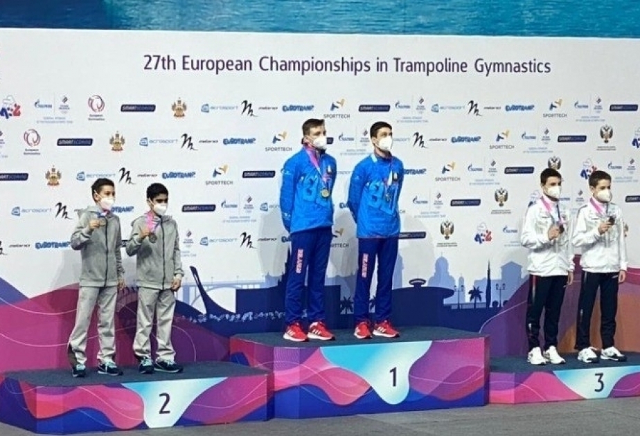Азербайджанские гимнасты завоевали 3 медали на чемпионате Европы