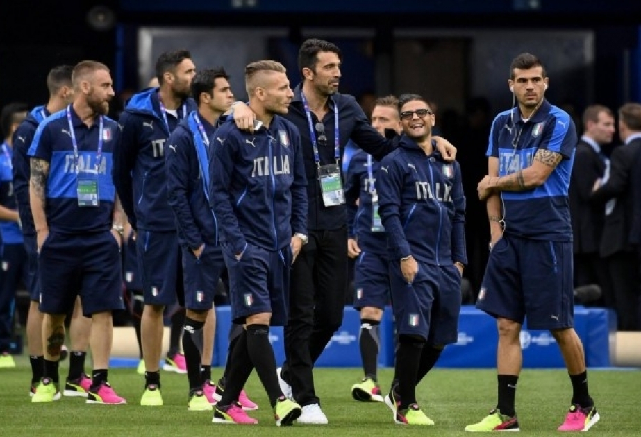 Italiens Fußball-Nationalmannschaft geimpft