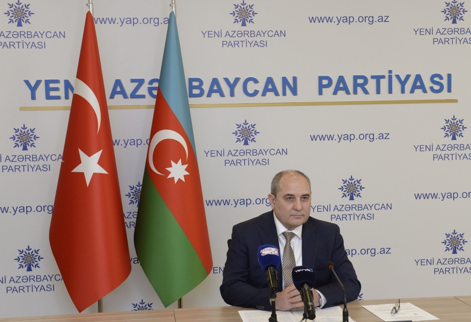 Yeni Azərbaycan Partiyası ilə Türkiyənin Ədalət və İnkişaf Partiyasının birgə videokonfransı keçirilib