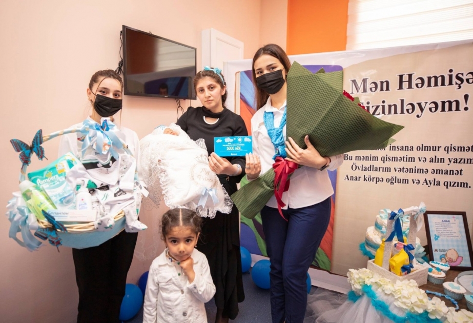 “YAŞAT” Fondunun Vətən müharibəsindən sonra dünyaya gələn şəhid övladları üçün layihəsi davam edir
