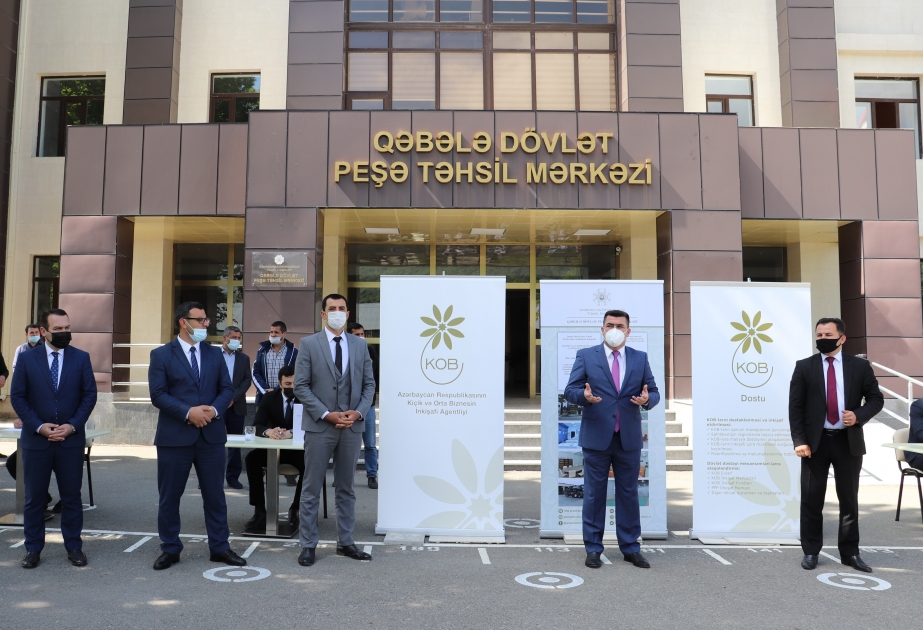 Qəbələ Dövlət Peşə Təhsil Mərkəzinin təşəbbüsü ilə “Karyera və iş yarmarkası” keçirilib