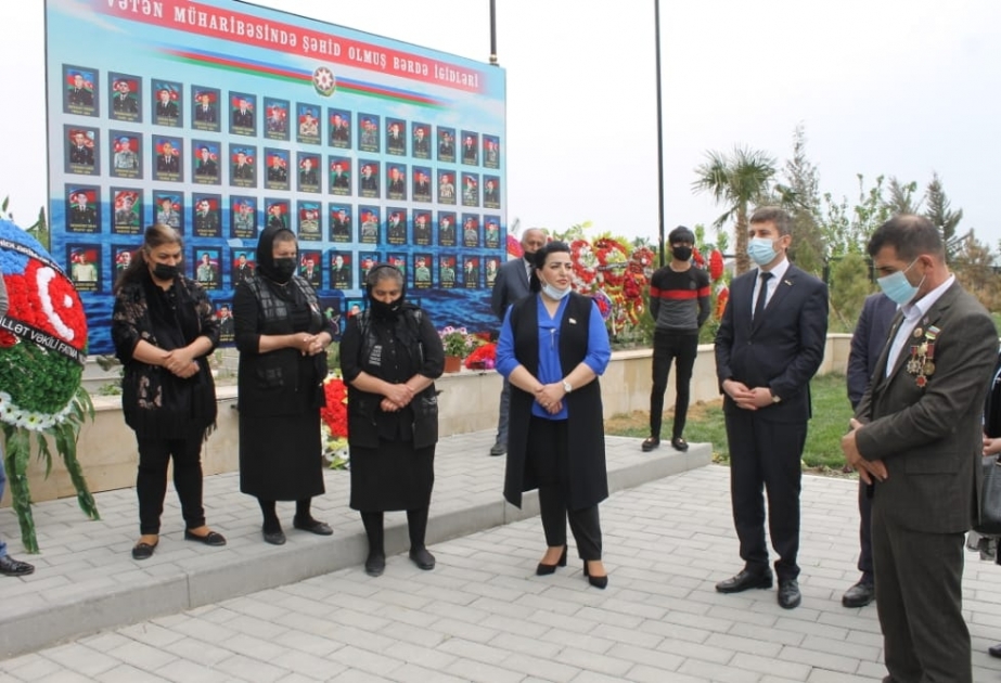 Bərdə rayonunda şəhid ailələri ilə görüşlər keçirilib