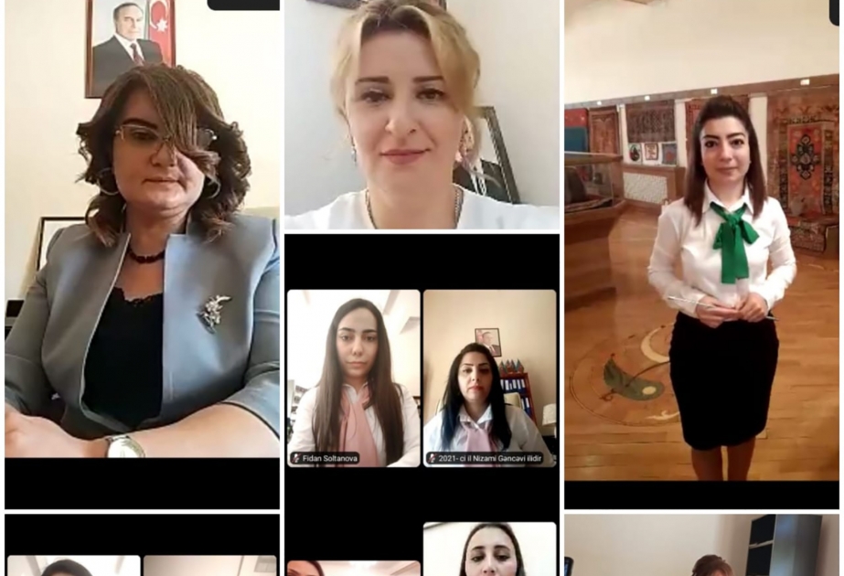 Naxçıvan Dövlət Xalça Muzeyi ilə Zərdab rayon Heydər Əliyev Mərkəzi arasında onlayn tədbir təşkil edilib