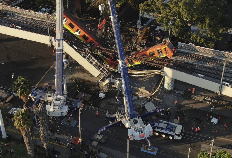 Mexikoda metro qəzası nəticəsində ölənlərin sayı 25 nəfərə çatıb