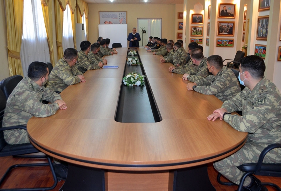 Psixoloq ixtisası üzrə zabit təkmilləşdirmə kursunun dinləyiciləri üçün növbəti məşğələlər keçirilib