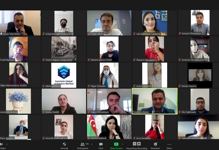 Azərbaycan könüllüləri tərəfindən aprel ayı ərzində görülmüş işlər müzakirə edilib