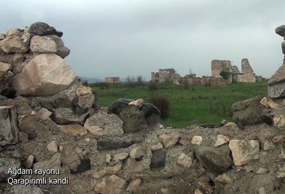 Azerbaijan’s Defense Ministry releases video footages of Garapirimli village, Aghdam district VIDEO