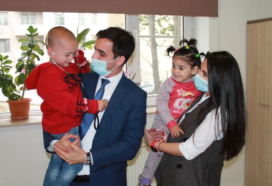 “Nur Uşaq Evi” kimsəsiz uşaqlar sığınacağında yaşayan körpələrin tibbi müayinəsi keçirilib