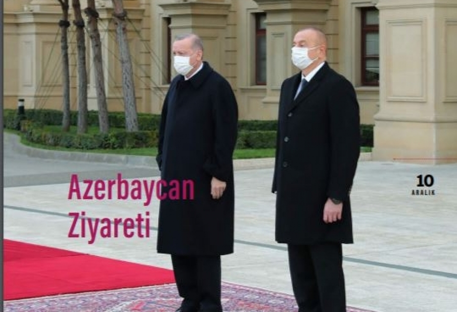 Türkiyə Prezidentinin ötənilki fəaliyyətinə həsr olunan kitabda Azərbaycanla münasibətlərə geniş yer verilib